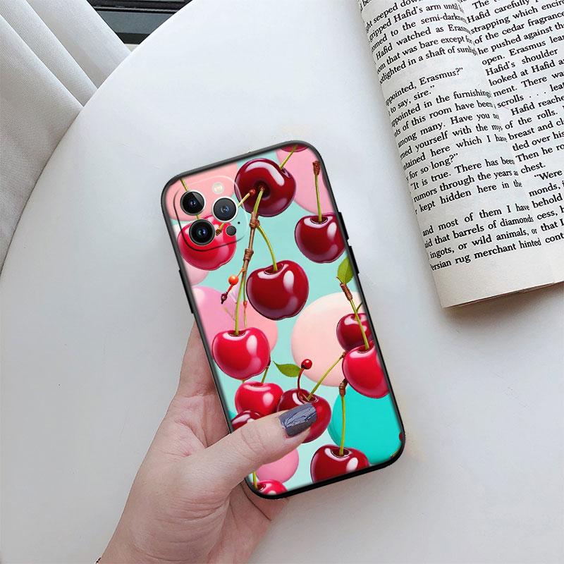 Вишневый летний фрукт Новый высококачественный чехол для телефона для Xiaomi Poco C40 C50 C51 C55 C65 C71 C75 F2 F3 F5 F6 F7 Pro Ultra