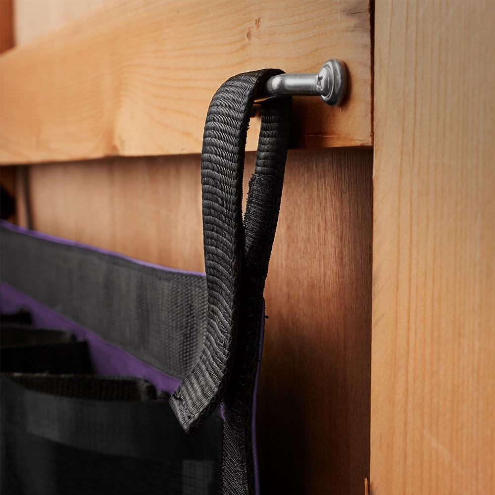 1 х Фиолетовая сумка для груминга прицепа для лошадей Органайзер для прицепа для лошадей + Ручки и винты