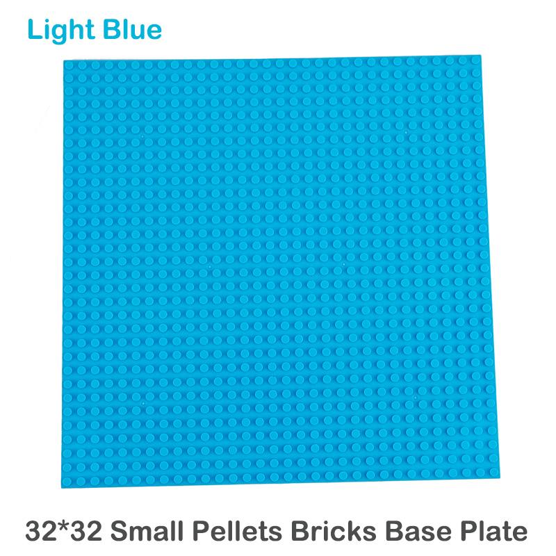 1PCS/4pcs Color 32x32 Base Plates Blocks Small Particle Size Dots DIY Toy Bricks Parts Baseplates Assembly Plate Blocks For Kids