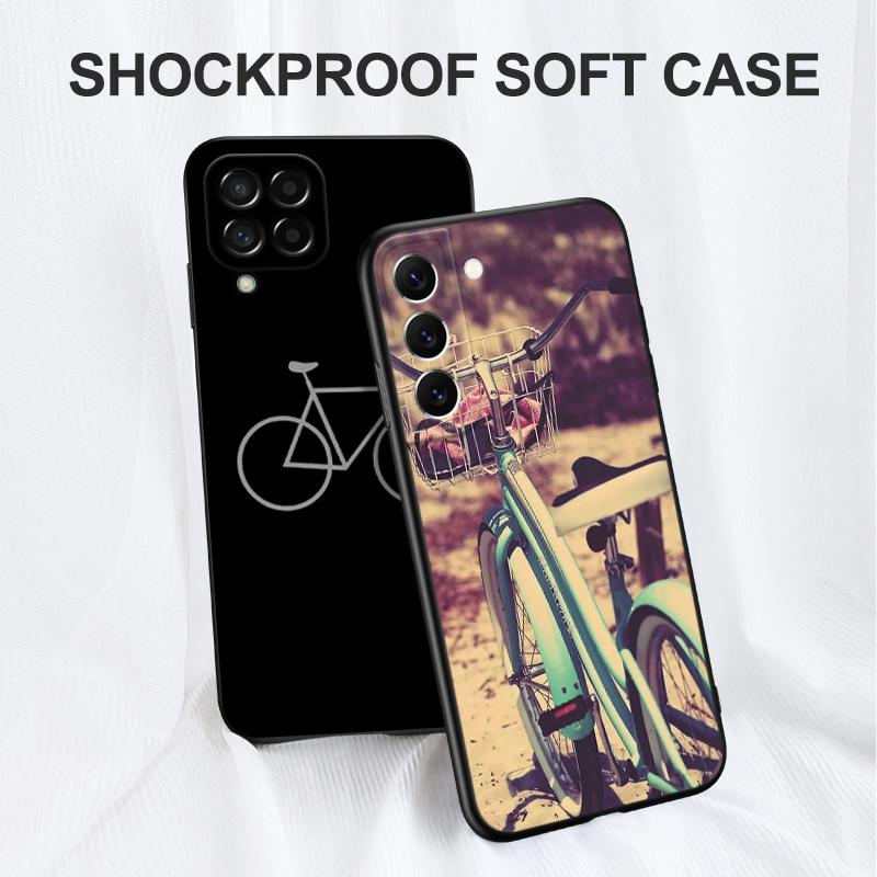 Black Tpu Case For Huawei Honor 20 Lite 10 10i 20S 30S 30 Case Honor 7A 5.45 7s 7C 5.7 Case Cover Bike Bicycle
