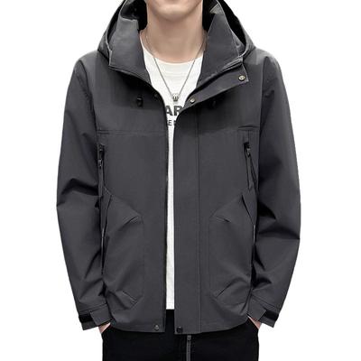 Мужская верхняя одежда Весна и осень Куртка мужская осень Весна и осень Ветровка мужская с капюшоном для мужчин