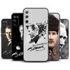 Фонда Мустафы Кемаля Ататюрка для Samsung Galaxy S23 Ultra S22 Plus S20 S21 FE S8 S9 S10 Note 10 20 S24 Ultra Чехол