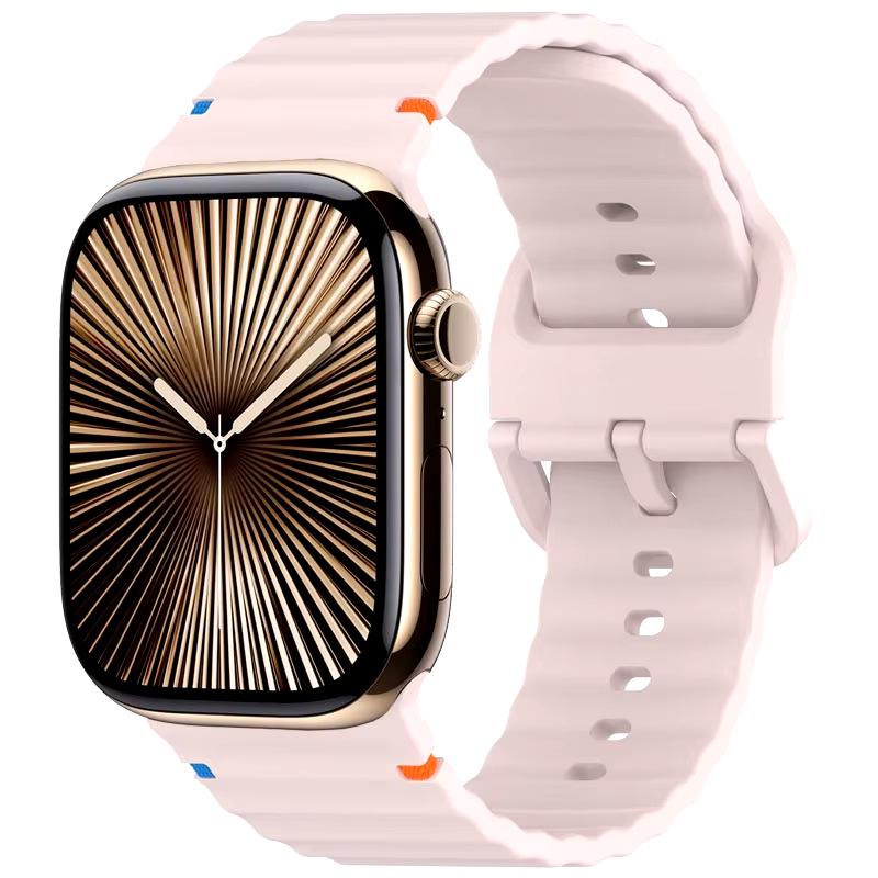 Apple iWatch 11 Ultra Wave Silicone Strap with Color Dots