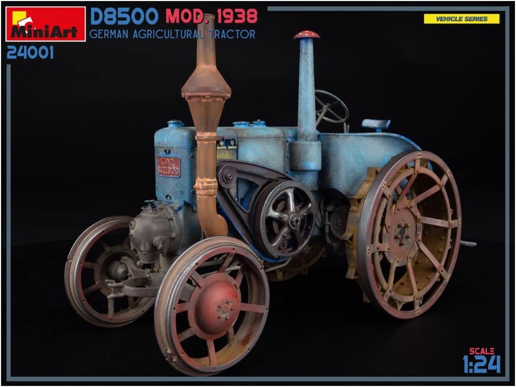 MiniArt Весы Немецкий D8500 Сельскохозяйственный Пластик MA24001 1/24 Трактор, 1983, Модель,