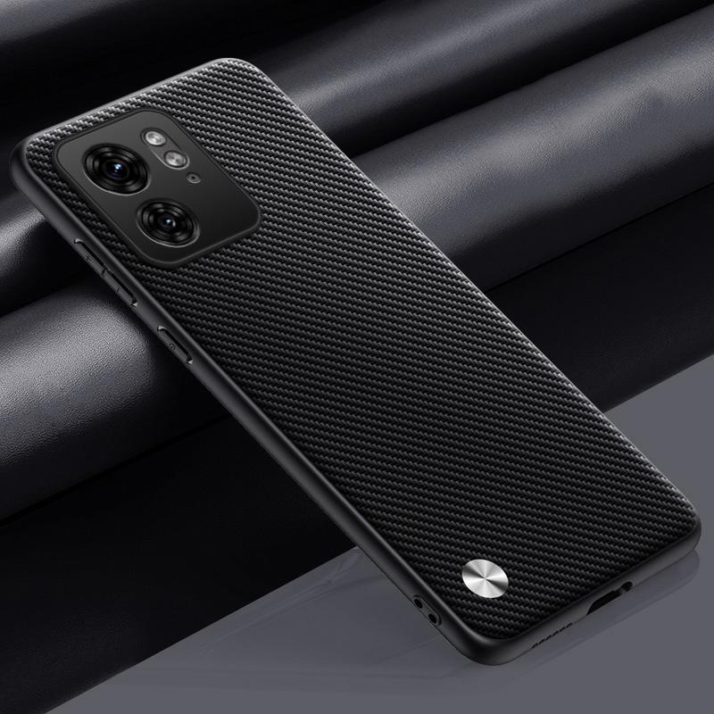 Luxury PU Leather Case For Motorola Moto Edge 40 Neo Back Cover Matte Silicone Protection Phone Case For Motorola Edge 40 5G