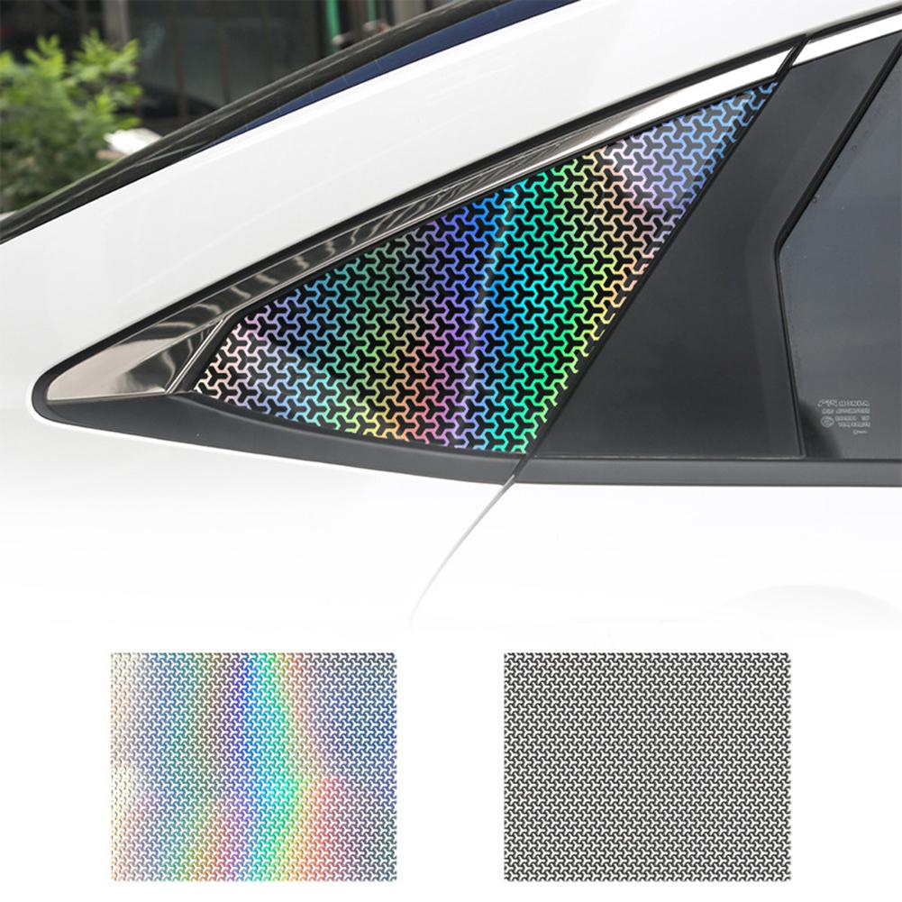 2 шт. автомобильные фары, задние фонари, сотовые наклейки, виниловые наклейки, отделка, пленка для заднего фонаря, крышка лампы заднего фонаря, аксессуары 48x30 см