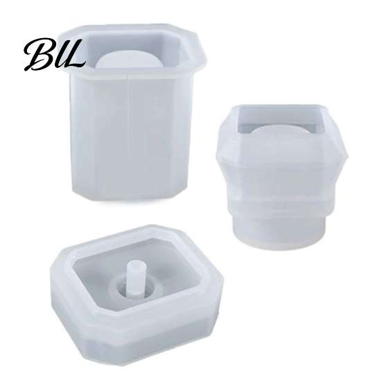 Perfume Container Molds 2/3Pcs DIY Bottle Silicone Mold, Spray Making Mould, Pump Mold Resin Epoxy Casting Gift for Crafting Enthusiasts Handmade