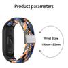 Браслет для Mi band 7 Ремешок Эластичный регулируемый металлический Плетеный нейлон Miband4 miband 5 correa pulseira для xiaomi Mi band 4 3 5 6