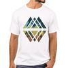 Teehub New Arrival 2019 Fashion Grunge Dripping Turquoise Misty Forest Print Unisex Tshirt Short Sleeve Oneck Tops Hipster Tee
