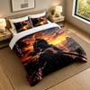 3Pcs Bedding SetBleach anime Soft Bed Sheet and Two Pillowcases Home Bedroom Decor