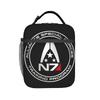 Mass Effect Citadel Spectre Thermal Insulated Lunch Bags for Picnic Portable Bento Box Men Women Thermal Cooler Lunch Boxes