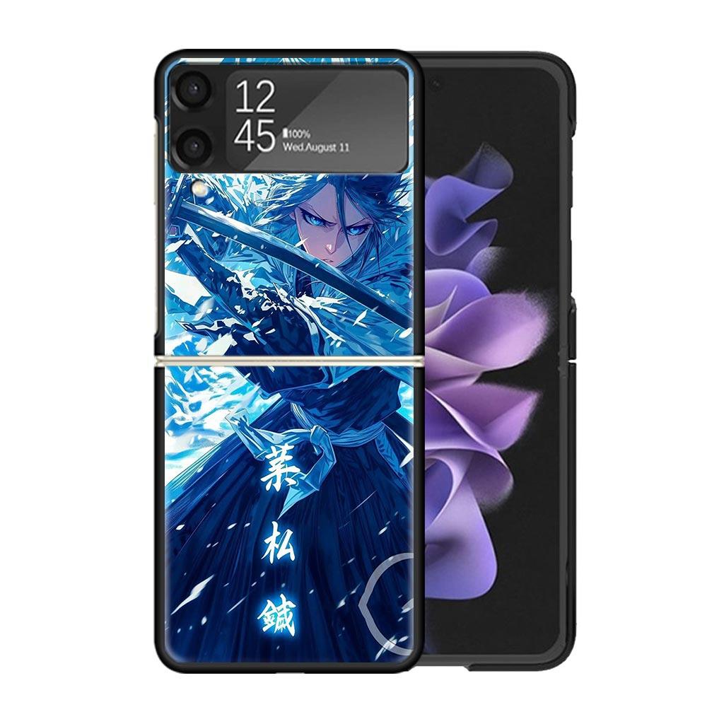 Чехлы Bleach Kuchiki Rukia для Samsung Galaxy Z Flip 4 5 6 7 3 Z Flip7 Flip6 Flip4 Flip5 Flip3 5G Жесткие Ударопрочные Чехлы Fundas G