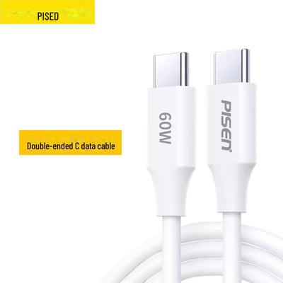 PISEN Кабель для быстрой зарядки PD с двумя разъемами Type-C для автомобиля и мобильного телефона