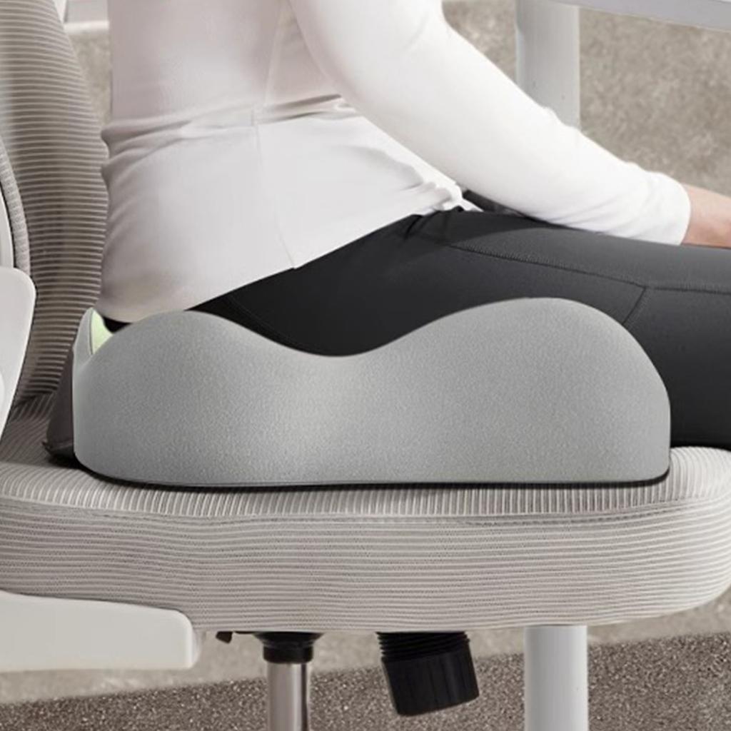 Ergonomic Office Seat Cushion with Ventilated Hollow Core Design for Back Pain Relief and Pressure Distribution