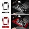 Наклейка из настоящего мягкого углеродного волокна для Vauxhall Opel Astra H MK5 2004 2005 2006 2007 2008 2009 2010 LHD RHD Панель переключения передач автомобиля