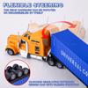 AIUAZA Truck Degradable Cargo Container Children Truck Toy Alloy Semi Boys Trailer Toy 1/65 Модель, Модель, Модель, Грузовик, Грузовик,