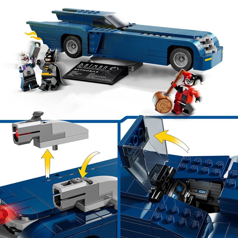LEGO Super Heroes Бэтмен против Харли Квинн и Мистера. Замороженный игровой набор 76274 Бэтмобиль Детский транспорт Мотоцикл Подарок на день рождения Рождество Возраст 8-10 Мальчики Девочки