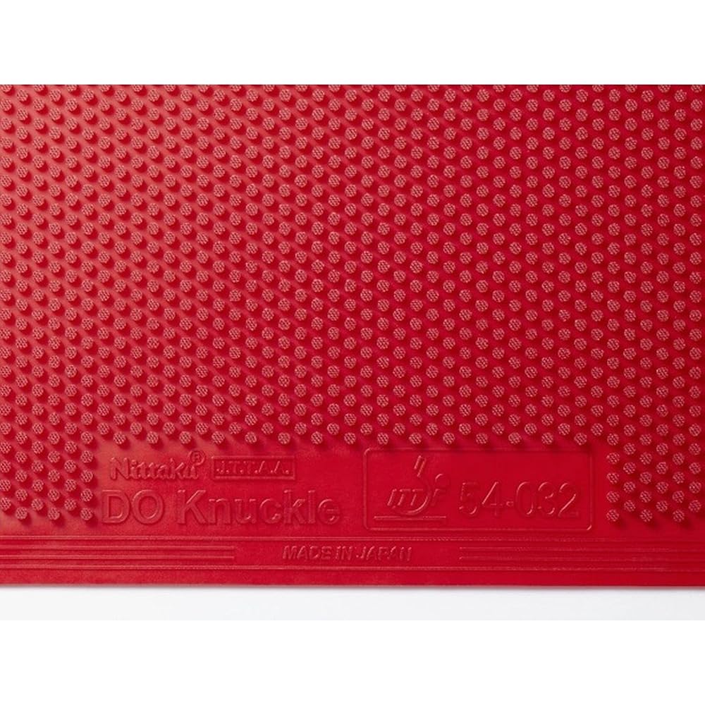 Nittaku Donacle Table Tennis Rubber NR-8572 Red Soft Spin Type