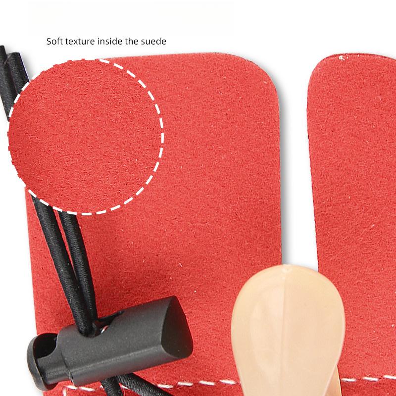 New Bow and Arrow Finger Guard Recursive Bow Mediterranean Single-layer Double-layer Three-finger Finger Guard Sports Fitness Shooting Protective Gear