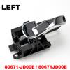 2x Door Handle Interior Inner Chrome For Nissan Qashqai J10 2007 2008 2009 2010 2011 2012 2013 80670JD00E 80671JD00E Left Right