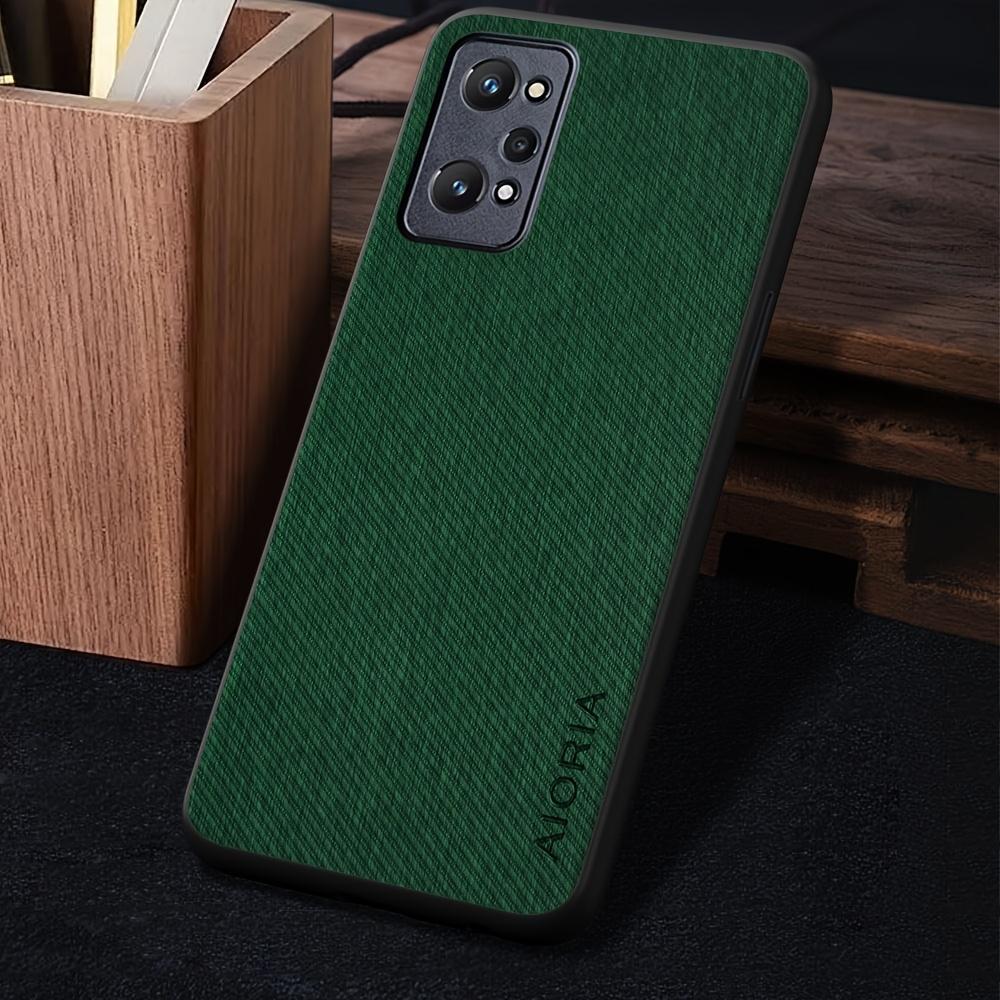Чехол для телефона - Чехол для OPPO для RealMe GT 3 2 GT3 GT2 Pro 5G, Защитная задняя крышка из искусственной кожи с винтажной стиркой и твиловой текстурой