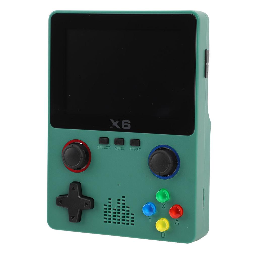 Портативная ретро-игровая консоль с картой памяти 32G Small HD Dual Rocker для взрослых игр зеленая
