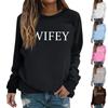 Women's Colorblock Sweatshirt Long Sleeve Round Neck Casual Comfortable Loose Lightweight Women's Sweatshirt