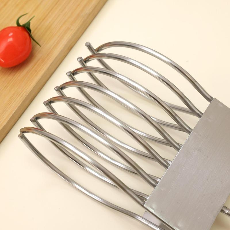 Bread Slicer Holder Stainless Steel Food Cutting Guide For Cake Meat Ham Fish Kitchen Tool Ergonomic Grip Rust Resistant Durable