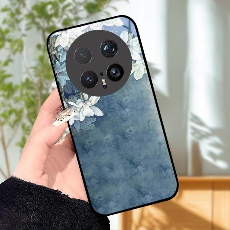 Закаленное Стекло Чехол Для Телефона Для Honor Magic 8 8Pro Роскошная Модная Задняя Крышка Для Magic8 Pro Чехлы BKQ-AN00 Ударопрочный Мультяшный Capa