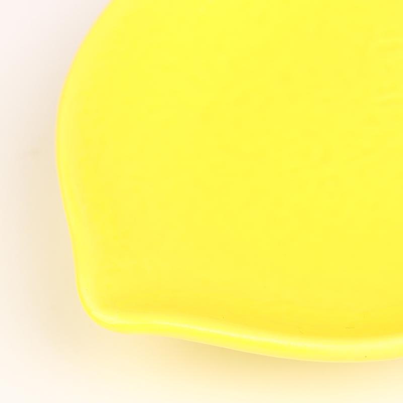 Креативная мультяшная керамическая тарелка в форме лимона, блюдо для салата, семейная тарелка с фруктами, кухонная утварь, аксессуары