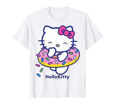 Футболка с плавающим элементом Hello Kitty, дизайн США