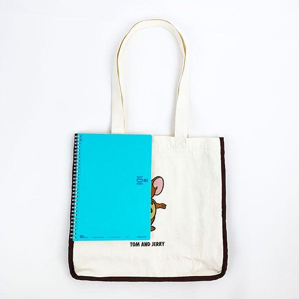 Tom and Jerry Tiny Club Tote Bag BR Brown Jerry Bag Outing