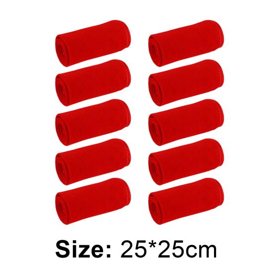 10 Pcs Simple Cleaning Cloth Portable Comfortable To Use Fine Craftsmanship Super Absorbent Face Towel for Restaurant