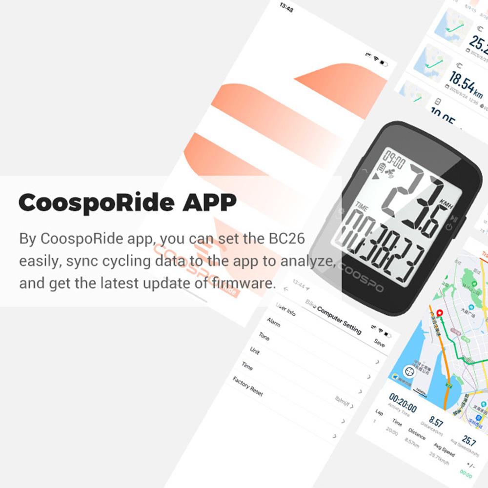 Велосипедный GPS-компьютер, многофункциональный беспроводной велосипедный компьютер с автоматической подсветкой, водонепроницаемый одометр