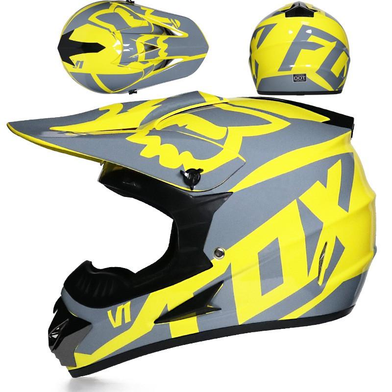 Full Face Mountain Bike Helmet Off-Road ATV Dirt Cycling Adult Unisex ABS Safety Gear