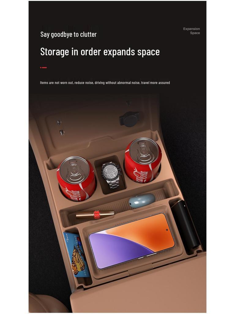 Mengshi M817 Center Console Storage Organizer for 25 Items