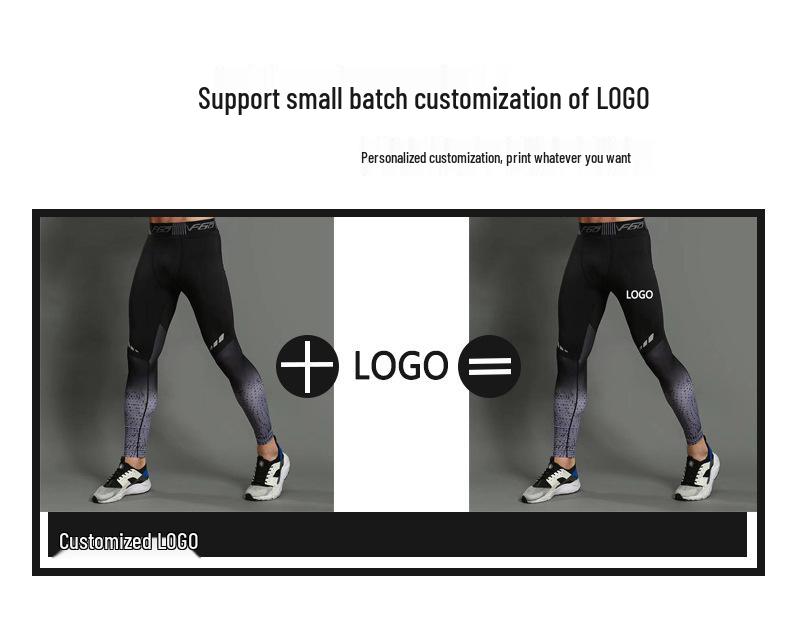 Мужские компрессионные тайтсы для бега Hunter Star с быстрым высыханием - Высокая эластичность и дышащий фитнес-базовый слой.