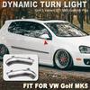 LED Blue Dynamic Turn Signal Blinker Sequential Side Mirror Indicator Light For VW GOLF 5 GTI Jetta MK5 Passat B5.5 B6 Sharan