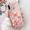 Cover For Huawei P30 Lite P10Lite Back Bumper Huawei P20 Lite Colorful Butterfly Flower Painting Phone Case Transparent Soft TPU