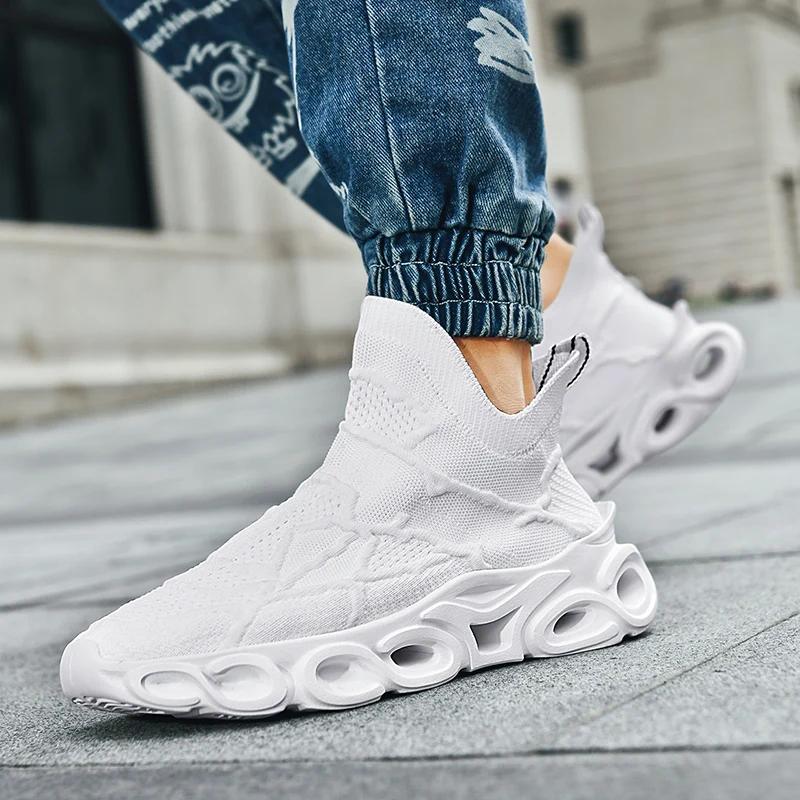 Кроссовки High Street Sock, мужские дышащие кроссовки с сеткой для отдыха, мужские кроссовки с подушкой для бега, спортивная прогулочная обувь, мужская обувь
