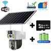 LS VISION Solar Camera 4G SIM Card/Wifi Surveillance Outdoor 4K 8MP HD 360 Wireless Low Power Battery Cctv Security Protection Ip Cameras