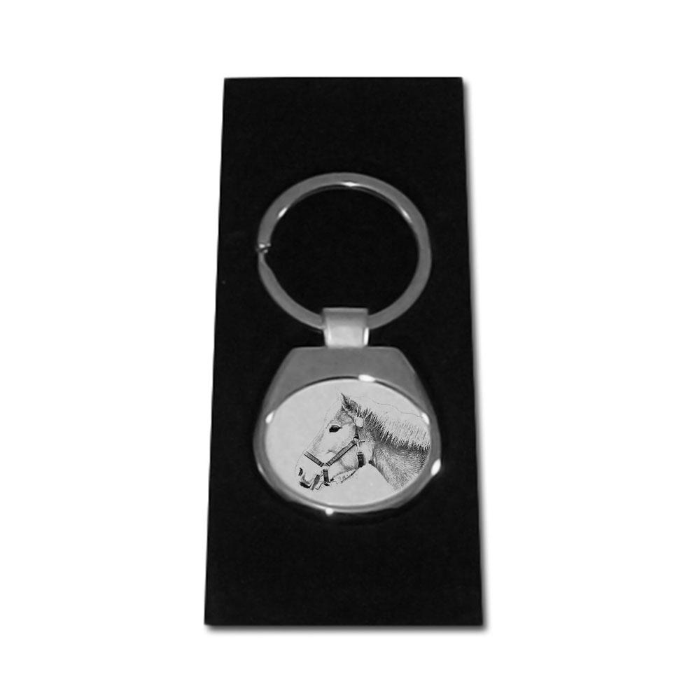 Гафлингер - брелок с лошадью, брелок с принтом, персонализированная подвеска от бренда Art-Dog
