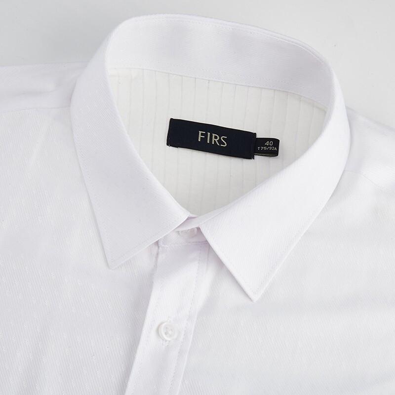 Shanshan Мужская рубашка в стиле business casual, облегающая, с бархатной подкладкой TSB1364-1