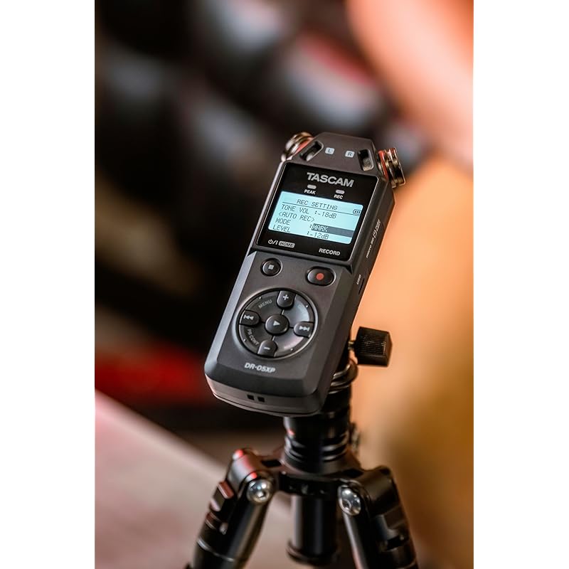 TASCAM DR-05XP Supports 32-bit Float Recording Stereo Portable Recorder
