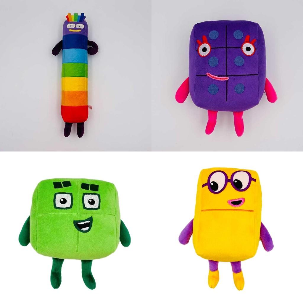 Плюшевая кукла Numberblocks Мягкая и милая мягкая игрушка для детей Обучающая и веселая
