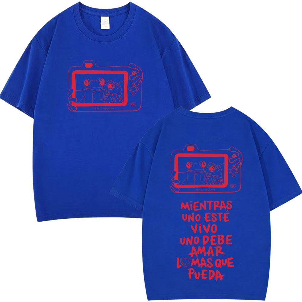 Rapper Bad Bunny Tour 2026 Print T Shirt Men Women Hip Hop Oversized Tshirts Summer Cotton Loose Casual Tshirt Streetwear Tops