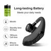 V9 Bluetooth 5.2 Гарнитура Беспроводные деловые наушники с цифровым дисплеем Наушники-крючки с одним ухом Hi-Fi Стерео Спортивные наушники-вкладыши с микрофоном