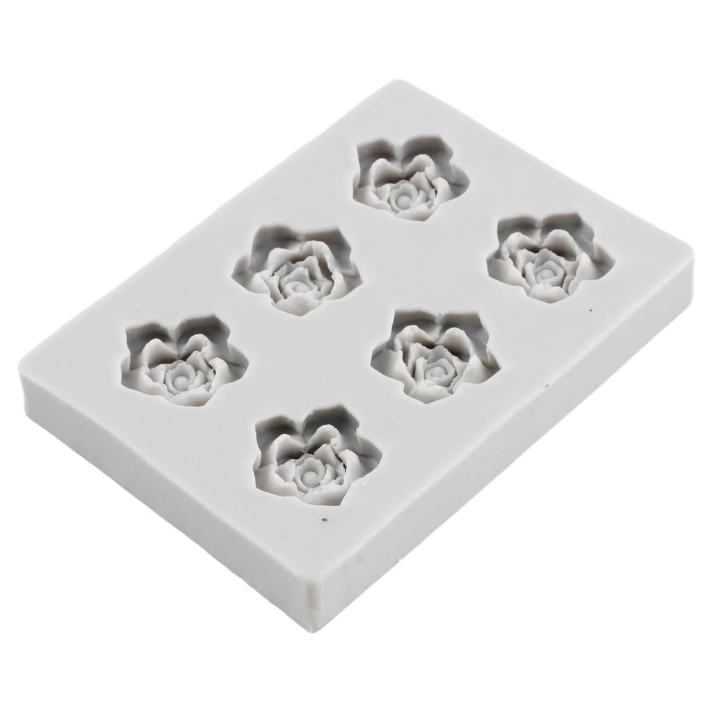Силиконовая форма в виде розы, цветок, кекс, топпер, инструменты для украшения торта из помадки, полимерная глина, формы для конфет, формы для шоколадной мастики