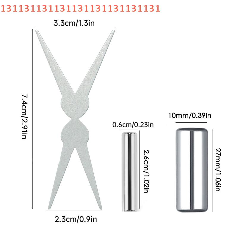 Magnetic Effect Iron Sheet for Strong Cat Eye And French Shape Manicure Double Headed Y-Shaped Nail Art Gel Polish