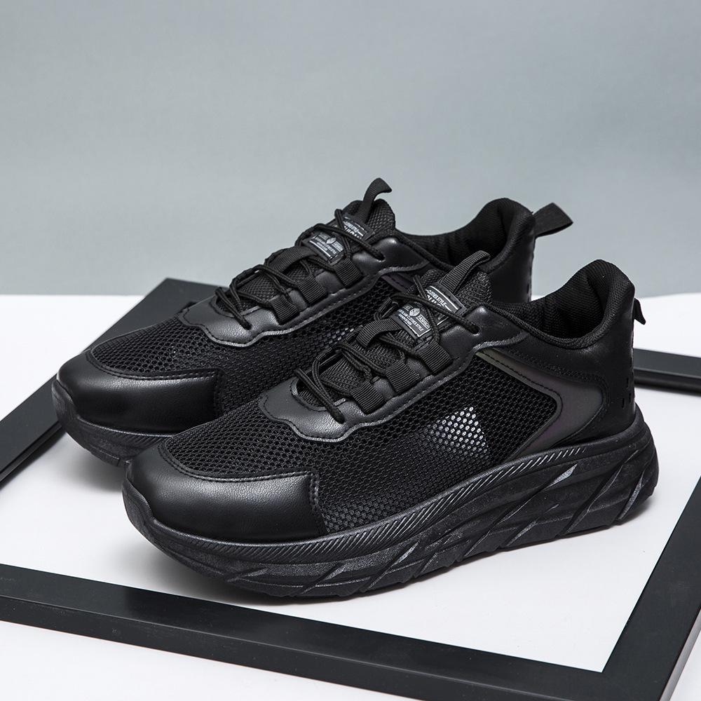 Новая летняя мужская обувь, полая сетка, модная, универсальная, мужская повседневная обувь для увеличения роста, легкая и удобная спортивная обувь для бега